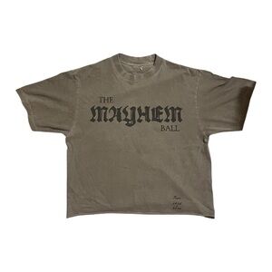 *SOLD* Lady Gaga Merch The Mayhem Ball Gray T Shirt